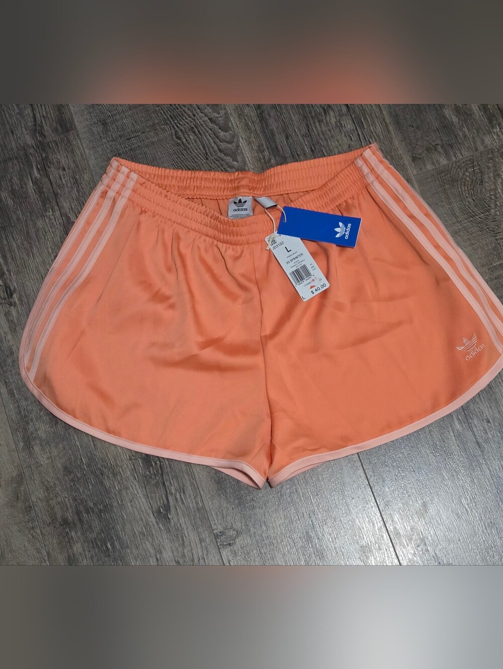 Adidas Women's Peach Athletic Shorts